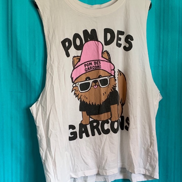 Cute pup muscle Tee - Picture 1 of 4